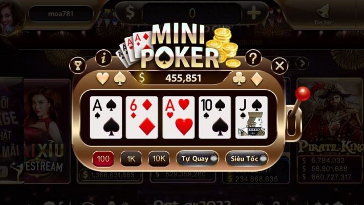 Quy tắc tham gia mini poker tại link tai Nhatvip